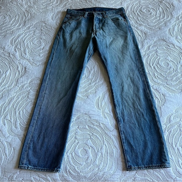 Levi's - 501 Original Fit Jeans - Meet Me at The Greek - Medium Wash - Picture 3 of 12